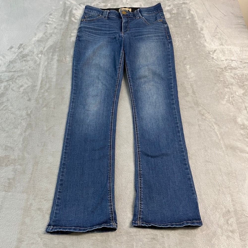 Democracy Ab Technology Bootcut Flare Jeans Blue Medium Wash Womens 6 (29x30)